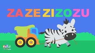 Silabas za ze zi zo zu  Sílabas do alfabeto  Video educativo infantil [upl. by Khajeh]