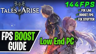 How to Fix Lag in Tales of Arise  FPS BoostLAG and Stutter Fix  Config Files [upl. by Rondi]