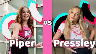 Piper Rockelle Vs Pressley Hosbach TikTok Dances Compilation October 2020 [upl. by Chrissie]