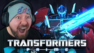 STAR SABER OPTIMUS IS SICK FIRST TIME WATCHING  Transformers Prime Season 2 Episode 20 REACTION [upl. by Atikaj63]