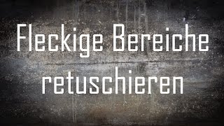 Flecken und fleckige Bereiche retuschieren  Photoshop Tutorial [upl. by Feilak296]