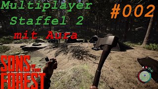 SOTF Multiplayerprojekt mit Aura S02  E002  Sons of the Forest [upl. by Yonina]