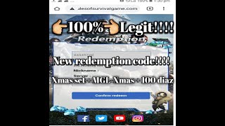 Ros new redemption code  december 25 2020 [upl. by Oigolue]