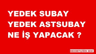 Yedek Astsubay Ne Yapar  Asteğmen Ne Yapar [upl. by Otrebmal]