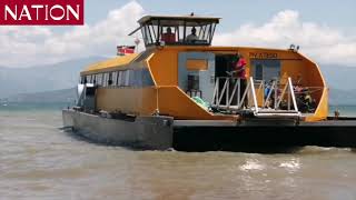 The water bus plying Mbita to Mfangano Island has become popular among residents [upl. by Hedvah]