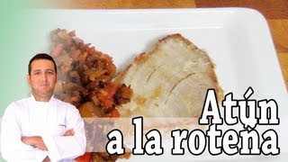 Atún a la roteña  Recetas de cocina [upl. by Mintz]