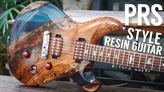 I Built a Resin Guitar Body in PRS Style  Full Build [upl. by Ardekahs]