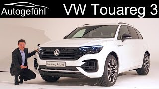 Allnew VW Touareg 3 REVIEW 2019 2018 Volkswagen Touareg RLine Atmosphere Elegance  Autogefühl [upl. by Carlo]