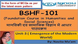 BSHF 101 UNIT3 MCQs for BSHF101 IGNOU exam Chapter3 [upl. by Novla]