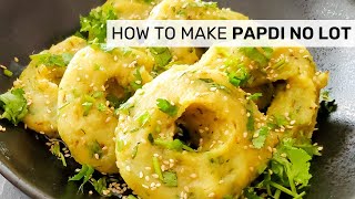 Papdi No Lot Recipe  Quick amp Easy Khichu  By Bhakta Foodies [upl. by Otho]