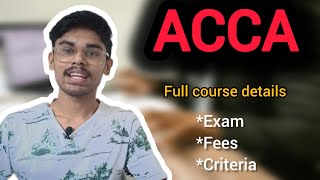 ACCA explained  Course details acca accaexams [upl. by Ahsenyt817]