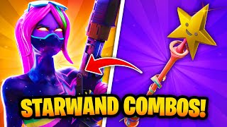 Best STAR WAND SKIN COMBOS In Fortnite Chapter 3 [upl. by Salene]