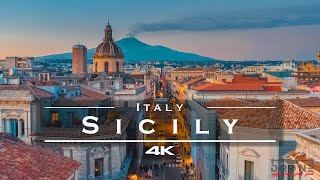 Sicily Italy 🇮🇹  by drone 4K [upl. by Oine32]