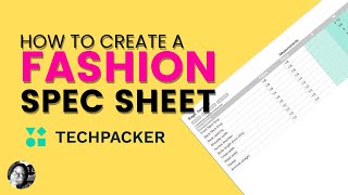 How to add a spec sheet to a tech pack in Techpacker [upl. by Eak613]