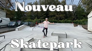 JE TESTE LE NOUVEAU SKATEPARK DE RIXENSART [upl. by Daas594]