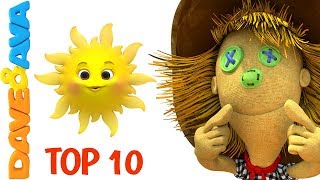 👍 Nursery Rhymes Collection Top 10 Action Kids Songs from Dave and Ava 👍 [upl. by Mehala]