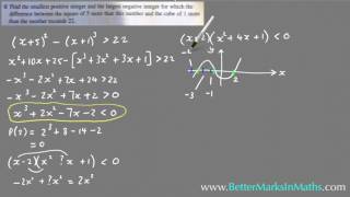 VCE Maths Methods  Worded Problem  Polynomials [upl. by Esinek]