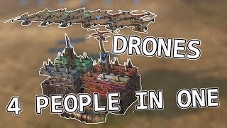 4 PERSON DRONE MOTHERSHIP  Crossout [upl. by Chamkis]