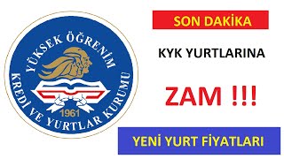 KYK YURTLARINA ZAM  YENİ KYK YURT FİYATLARI ZAMLI  GÜVENCE BEDELİ DEPOZİTO KAÇ TL OLDU [upl. by Shulock328]