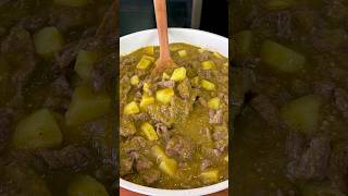 My Favorite Carne con Chile Verde y Papas Recipe shorts [upl. by Calle]