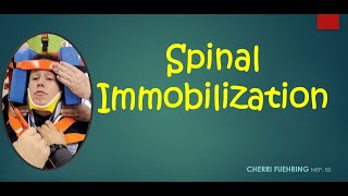 Spinal Immobilization for the EMS Provider  New Changes [upl. by Elhsa338]