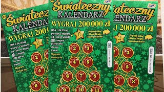 ⭐️ŚWIĄTECZNY KALENDARZ🎄premiera zdrapki lotto [upl. by Anna-Maria]