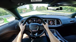 2023 Dodge Challenger RT Plus  POV Walkaround and Test Drive ASMR [upl. by Noerb]