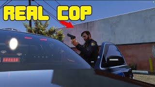 TREYTEN Pretends to be a Real Cop in GTA 5 RP [upl. by Sherm452]