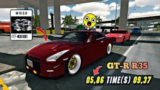 Best Gearbox Nissan GTR R35 Car Parking 1695hp New Version [upl. by Rosella437]