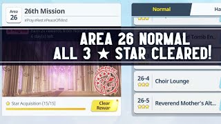 Area 26 Normal  All 3 Star Clear  Blue Archive [upl. by Stiegler]