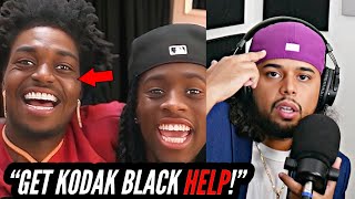 quotIm Addicted Leave Me Alonequot Kodak Black Responds To AWKWARD Kai Cenat Stream High On Drgs [upl. by Sunshine]