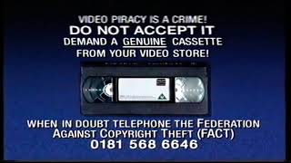 CIC Video Paramount Pictures AntiPiracy Warning UK 1996 [upl. by Rudolf463]