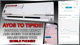 LG ThinQ Mobile App Remote Control for Split Type AC Review  Part 2 [upl. by Cesar]