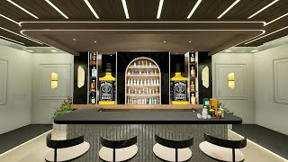 Bar Interior Design Idea  BAR DESIGN [upl. by Bibeau]