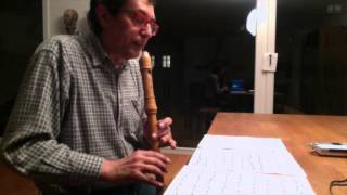 J S Bach Prelude BWV 543 for recorder solo [upl. by Ocicnarf]