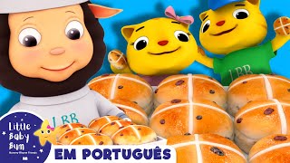 Pães Quentinhos  canções infantis  LittleBabyBum [upl. by Nylave797]