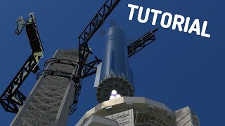 KSP How to Catch StarshipSuperheavy  SEP Tutorial [upl. by Ahsielat]