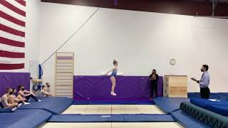 Ellie Level 5 Trampoline Routine  Sweetheart Invitational 2021 [upl. by Mcripley6]