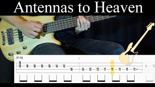 Antennas to Heaven Godspeed You Black Emperor  BASS ONLY Bass Cover With Tabs [upl. by Moody]