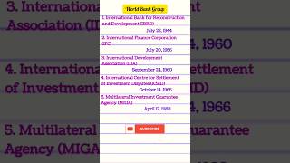 World Bank Group IBRD IFC IDA ICSID MIGA World Bank and its affiliates worldbank international [upl. by Notrem]