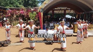 SENI TARI PA GELLU TUA WANITA CANTIK DARI BORI RANTELETOK [upl. by Eekcaj31]