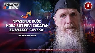 INTERVJU Jeromonah Arsenije  Spasenje duše mora biti prvi zadatak za svakog čoveka 1642023 [upl. by Nnairak]