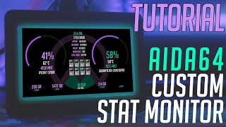 AIDA64 Sensor Panel Setup  Part 1 BASICS [upl. by Favin474]