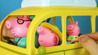 Peppa Pig Playground 🚐  Campervan  Peppa Pig Full Episodes  Peppa Pig Toy Play [upl. by Hound]