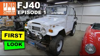 FJ40 Restoration Episode 1  First Look [upl. by Dafodil]