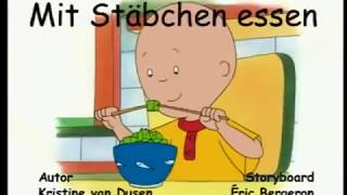 Caillou  Mit Stäbchen Essen S1F4 [upl. by Gilroy]