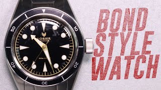 Lorier Neptune III Vintage Dive Watch Review [upl. by Yesdnil]