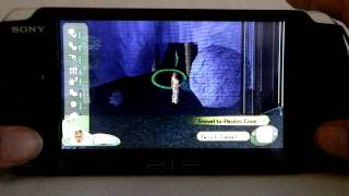 Sims 2 Castaway Treasure location  PSP HD [upl. by Johiah]