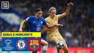 HIGHLIGHTS  Chelsea vs Barcelona UEFA Womens Champions League 202223 Semifinal First Leg [upl. by Jock168]