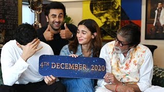 Ranbir Kapoor And Alia Bhatt Together Announce Brahmastra Release Date With Amitabh Bachchan [upl. by Bender]